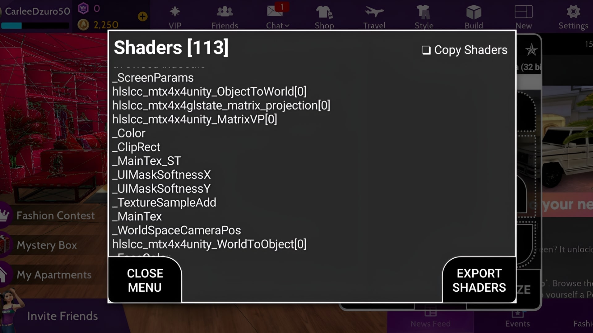 Chams Menu screenshot 3