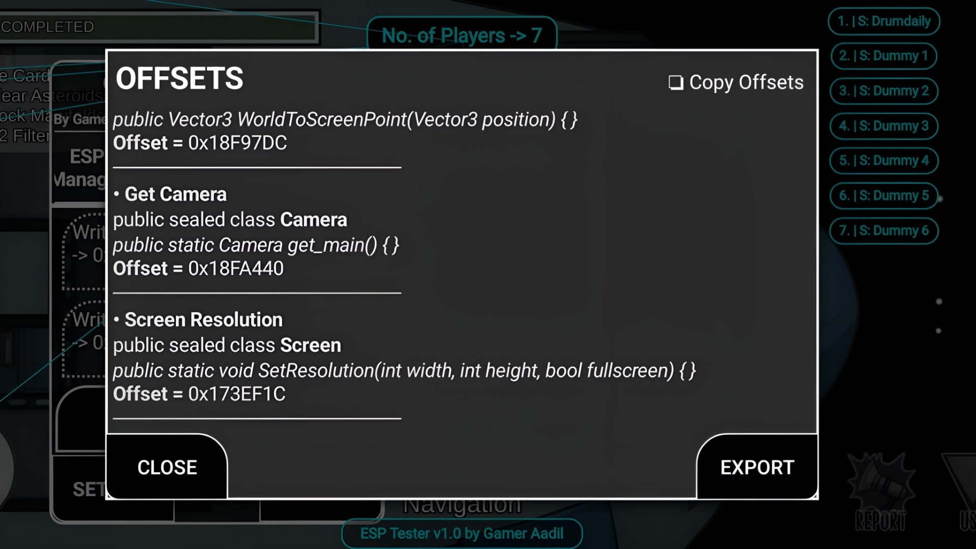 ESP Tester screenshot 2